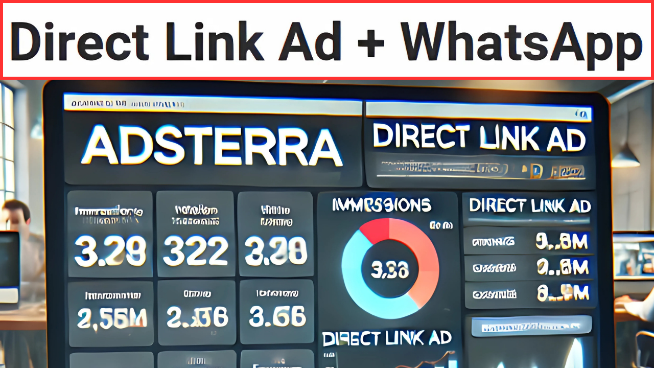 Adsterra Direct Link Ad + WhatsApp Groups (Earning Case Study)