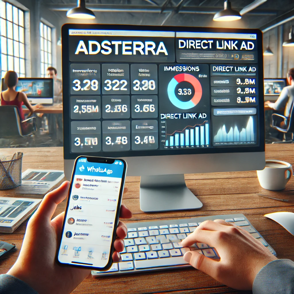 Adsterra Direct Link Ad + WhatsApp Groups (Earning Case Study)