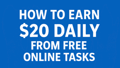 How to Earn $20 Daily from Free Online Tasks (Real Beginner’s Guide)